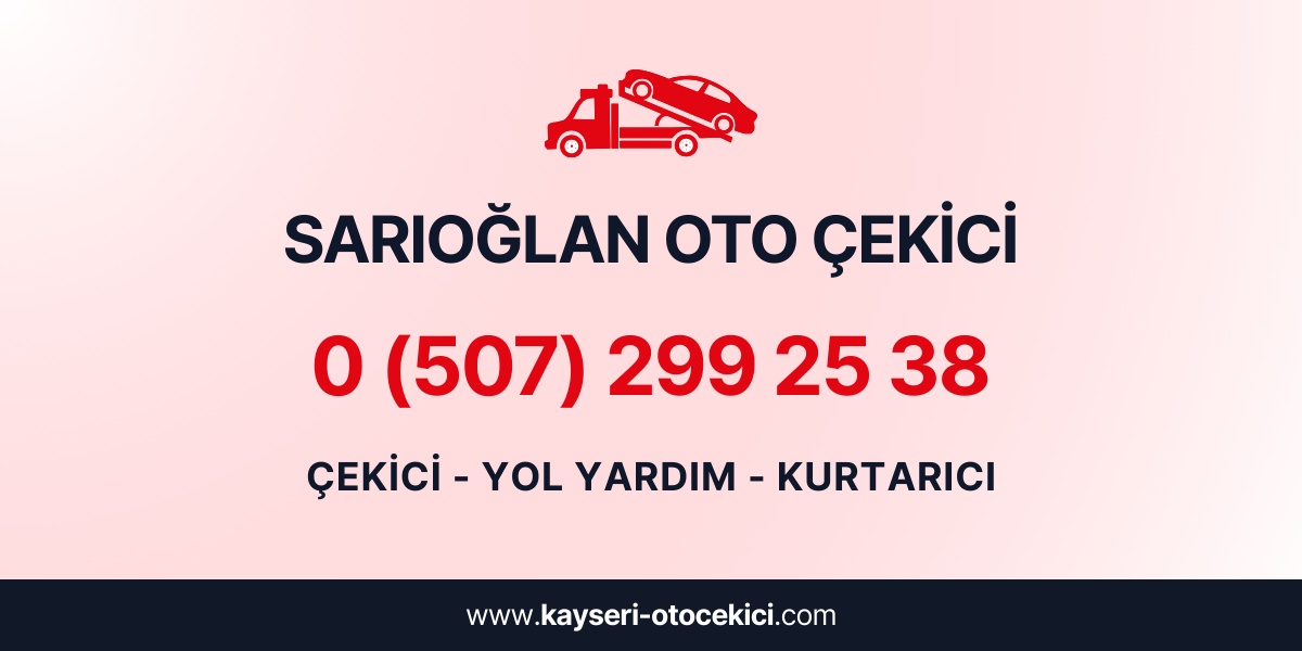 Sarıoğlan Oto Çekici
